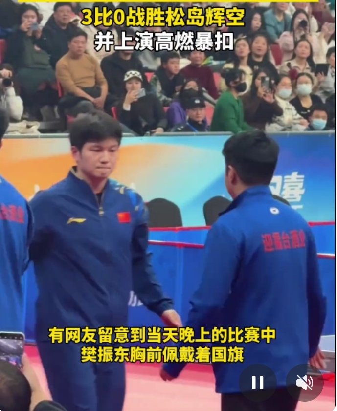 关于日本乒乓球队血洗中国乒乓球队，樊振东打破历史纪录的信息